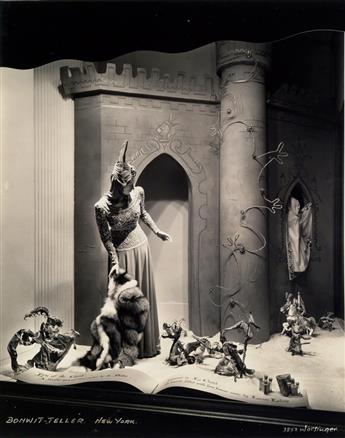 (DEPARTMENT STORE WINDOWS) A select group of 12 department store window displays designed by Worsinger, all in New York City,